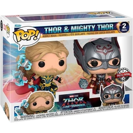 Funko POP! Marvel Thor: Szerelem és mennydörgés Thor & Mighty Thor exkluzív 2 darabos készlet