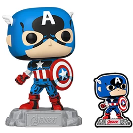 POP figura Marvel Bosszúállók Amerika Kapitány Exkluzív