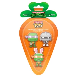 Húsvéti sárgarépa Pocket POP 3 db-os szett Tini Nindzsa Teknőcök Donatello, Shredder, Michelangelo