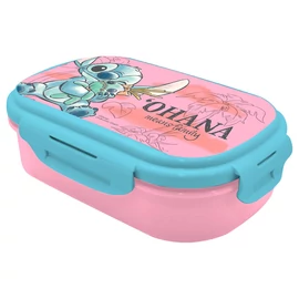Disney Stitch uzsonnás doboz + evőeszköz