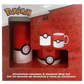 Pokemon bögre + alumínium kulacs szett