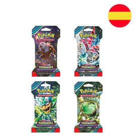 Spanyol Pokemon Twilight Masquerade gyűjtői kártyajáték csomag