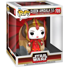 POP figura Deluxe Star Wars Amidala királynő a trónon