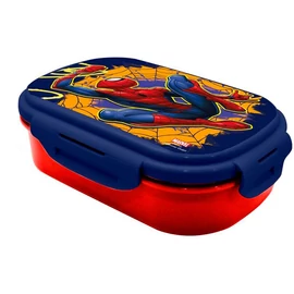 Spiderman Marvel uzsonnás doboz + evőeszköz