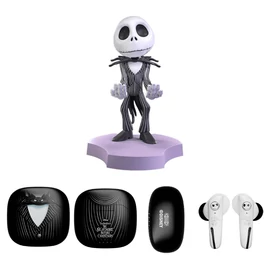 Disney Karácsonyi lidércnyomás Jack vezeték nélküli fülhallgató és mini kábeltartó szett