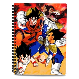 Dragon Ball Z Goku vs Vegeta A2-es jegyzetfüzet