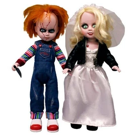 Living Dead Dolls Chucky és Tiffany 2 darabos figuracsomag 25cm