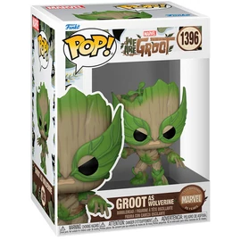 POP figura Marvel We Are Groot - Groot mint Farkas (Wolverine)
