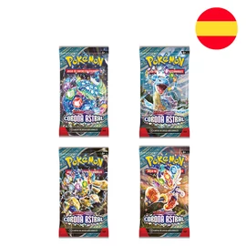 Spanyol Pokémon Scarlet & Purple Astral Crown válogatott gyűjthető kártyajáték boríték
