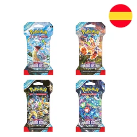 Spanyol Pokémon Scarlet & Purple Astral Crown gyűjthető kártyajáték boríték