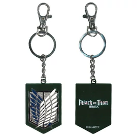 Attack on Titan logós fém kulcstartó