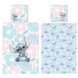 Disney Stitch kevertszálas pamut ágyneműhuzat garnitúra, 135-ös ágyhoz