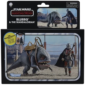 Star Wars The Mandalorian - Blurrg & A Mandalóri készlet 2 figura 9,5 cm