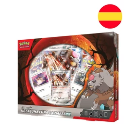 Spanyol Pokemon Ursaluna Luna Carmesi gyűjtői kártyajáték doboz