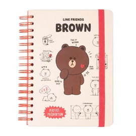 Line Friends A5-ös jegyzetfüzet