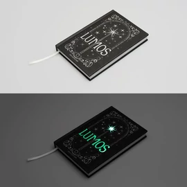 Harry Potter Lumos A5 prémium led világító füzet + toll