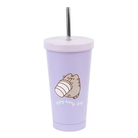 Pusheen Moments szívószálas pohár 550ml