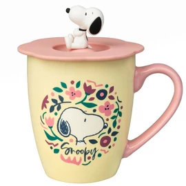 Snoopy prémium bögre fedővel