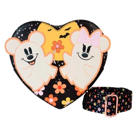 Loungefly Disney Mickey és Minnie Virágos Szellem oldaltáska