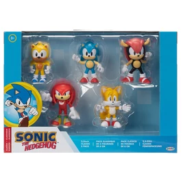 Sonic the Hedgehog 5 db-os figura készlet 6 cm