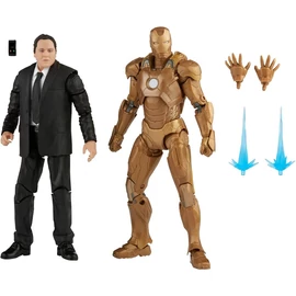 Marvel The Infinity Saga Iron Man 3 Happy Hogan és Iron Man Mark XXI készlet 2 figura 15cm
