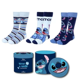 Disney Stitch 3 páras válogatott felnőtt zokni csomag