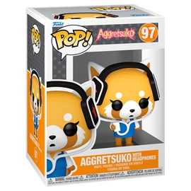 Aggretsuko - Aggretsuko fejhallgatóval POP figura