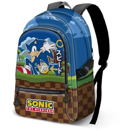 Sonic a sündisznó 'Greenhill' rögzíthető hátizsák 44cm