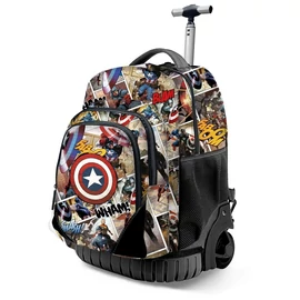 Marvel Amerika Kapitány Comic gurulós iskolatáska, 47 cm