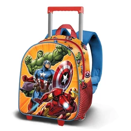 Marvel Bosszúállók Attack 3D gurulós hátizsák 34cm