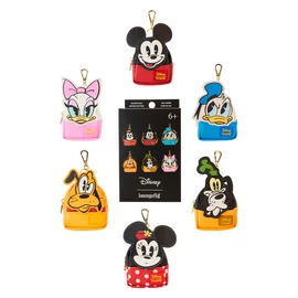 Loungefly Disney Mickey és barátai mini hátizsák kulcstartó meglepetés doboz