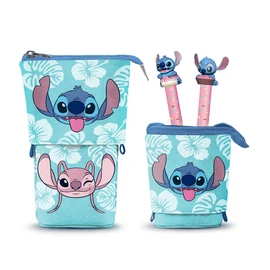 Disney Stitch tolltartó + 2 darab törölhető toll