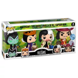Disney Gonosztevők 4 db-os Funko POP szett