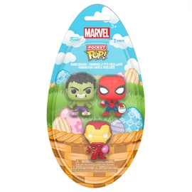 Pocket POP blister 3 figura Marvel Pókember Hulk Vasember Húsvét