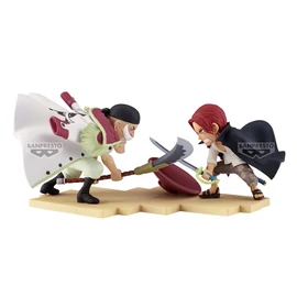 One Piece World Collectable Log Stories Edward Newgate vs. Shanks figura 13cm
