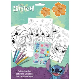 Disney Stitch színezhető matrica készlet