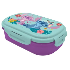 Disney Stitch uzsonnás doboz + evőeszköz