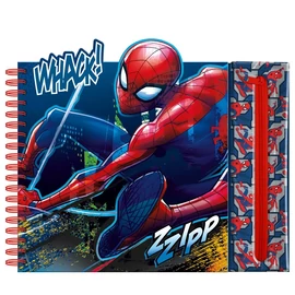 Marvel Pókember foglalkoztató füzet kivehető tartóval
