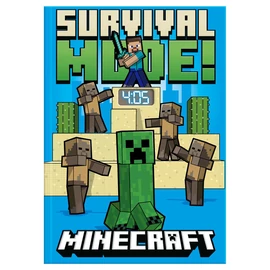 Minecraft jegyzetfüzet LED órával