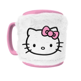 Hello Kitty bögre plüss huzattal 440 ml