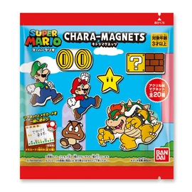 Super Mario Bros vegyes meglepetés hűtőmágnes 6 cm