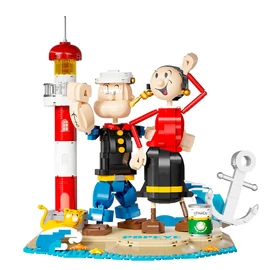 Popeye - Popeye és Olivia építőkészlet 1500 db