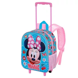 Disney Minnie Happiness 3D gurulós hátizsák, 34 cm