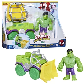 Marvel Spidey és csodálatos barátai Hulk figura és Romboló teherautó készlet