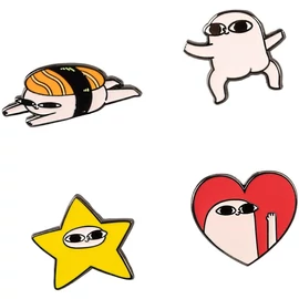 Ketnipz 4 darabos kitűző szett