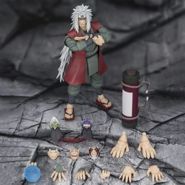 Naruto Shippuden Jiraiya Hidden Leaf Heroic Master Sage Mode S.H. Figuarts figura 17 cm
