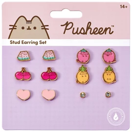 Pusheen 6 pár fülbevaló készlet