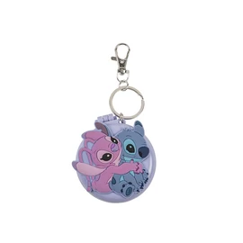 Disney Stitch és Angel kulcstartó hajkefével és tükörrel