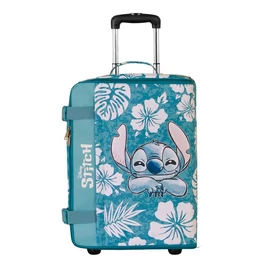 Disney Stitch Aloha összehajtható gurulós bőrönd 55cm