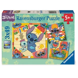 Disney Stitch puzzle, 3x39 db-os